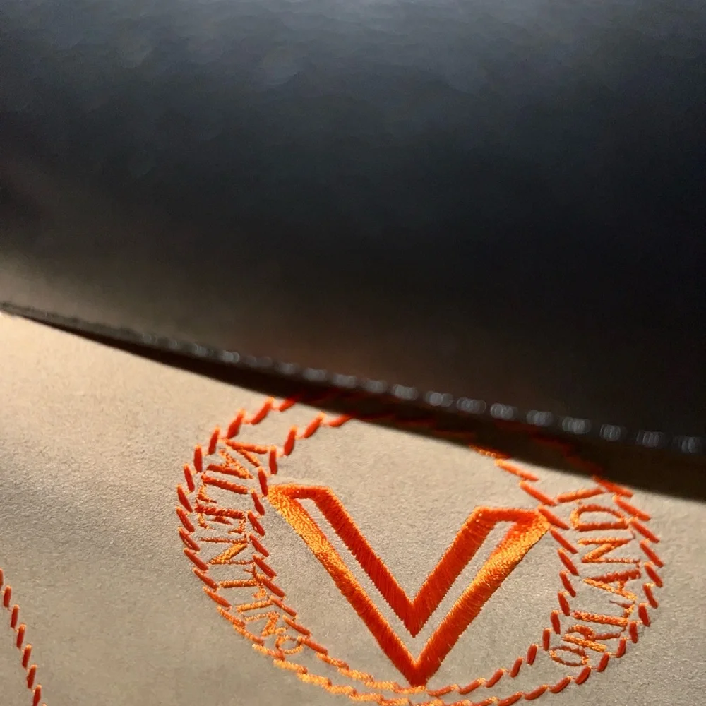 Orlandi Valentino Oversized Black Leather Tote - Picture 7 of 11